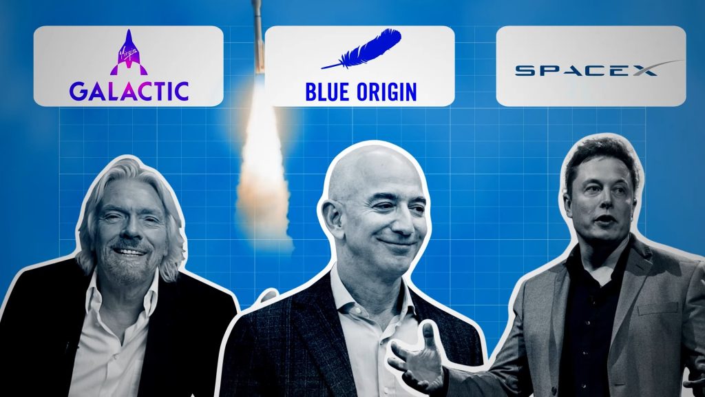 Three top commercial space companies, Virgin Galactic, Blue Origin, and SpaceX, have successfully transformed dreams into reality.