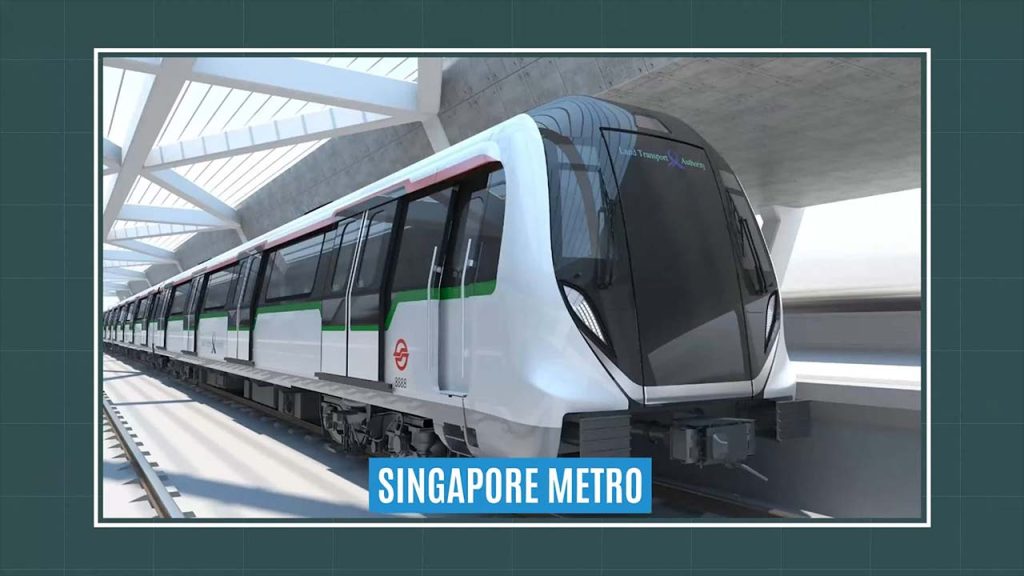 Comparing Singapore's metro system to Los Angeles's is evident of its superior design compared to a prominent location in California.