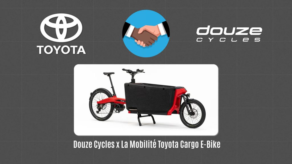 Toyota has partnered with French e-bike company Douze Cycles to create the Douze Cycles x La mobilité Toyota cargo e-bike.
